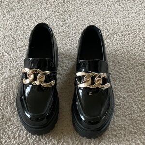 Black womens loafers